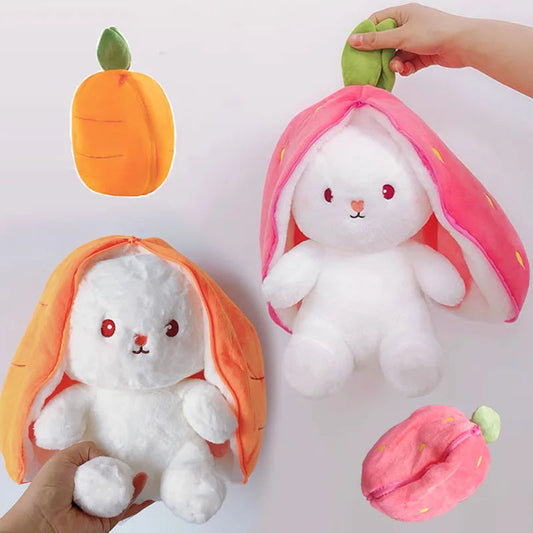 Cute Toy Strawberry Carrot Rabbit