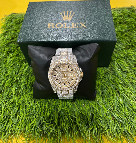 Rolex Premium Dimond Watch For Men's